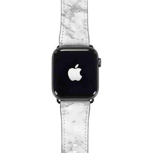 Silver Marble Apple Watch Band 38-40mm