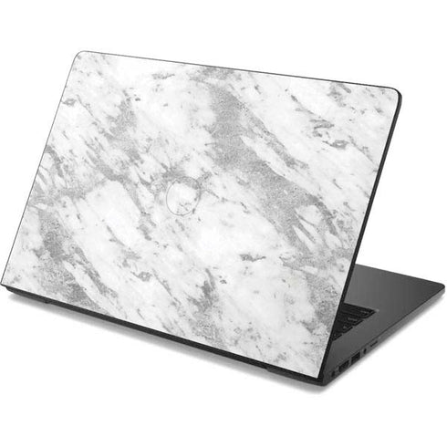 Silver Marble Dell Chromebook Skin