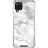 Silver Marble Galaxy A12 Clear Case