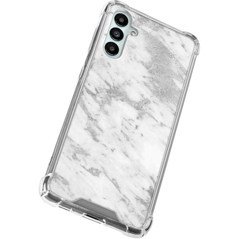 Silver Marble Galaxy A15 5G Clear Case
