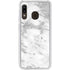 Silver Marble Galaxy A20 Clear Case