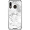 Silver Marble Galaxy A30 Clear Case