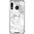 Silver Marble Galaxy A30 Clear Case