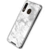 Silver Marble Galaxy A30 Clear Case