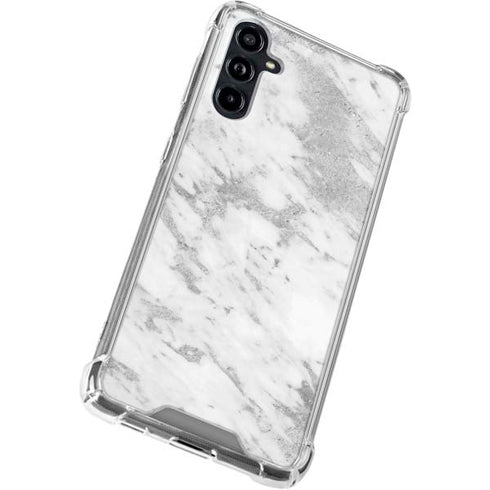 Silver Marble Galaxy A54 5G Clear Case