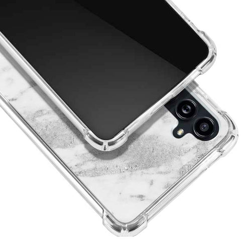 Silver Marble Galaxy A54 5G Clear Case