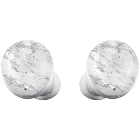 Silver Marble Galaxy Buds Plus Skin
