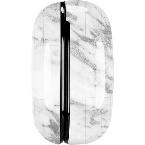 Silver Marble Galaxy Buds Pro Skin
