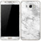 Silver Marble Galaxy J7 Skin