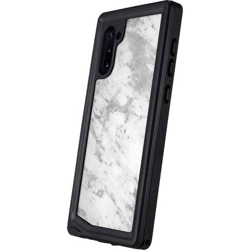 Silver Marble Galaxy Note 10 Waterproof Case
