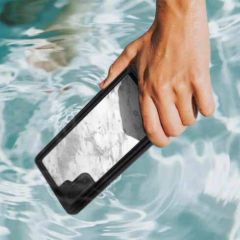 Silver Marble Galaxy Note 10 Waterproof Case