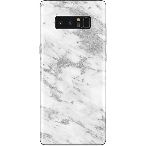 Silver Marble Galaxy Note 8 Skin