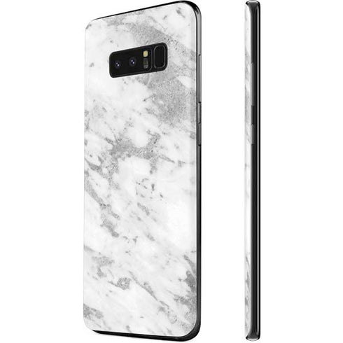 Silver Marble Galaxy Note 8 Skin