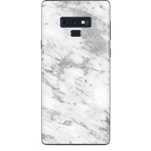 Silver Marble Galaxy Note 9 Skin