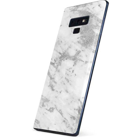 Silver Marble Galaxy Note 9 Skin
