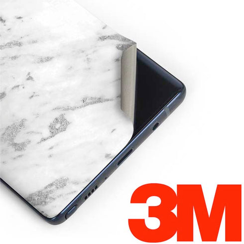 Silver Marble Galaxy Note 9 Skin
