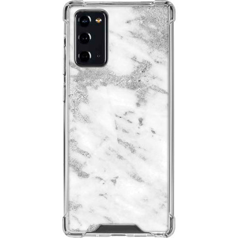 Silver Marble Galaxy Note20 5G Clear Case