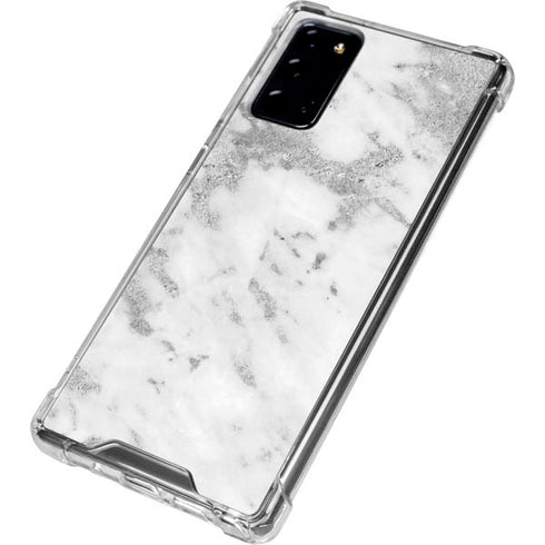 Silver Marble Galaxy Note20 5G Clear Case