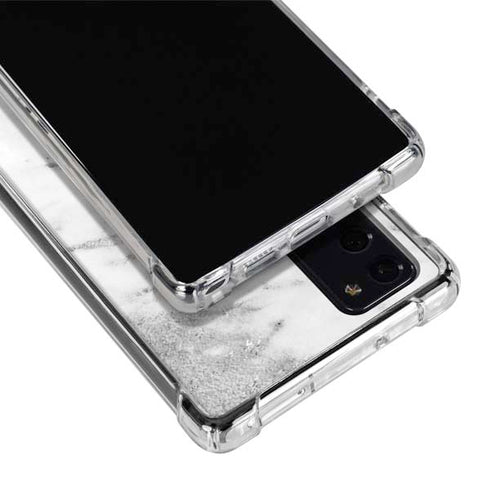 Silver Marble Galaxy Note20 5G Clear Case