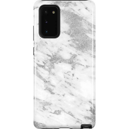 Silver Marble Galaxy Note20 5G Pro Case