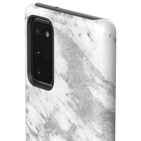 Silver Marble Galaxy Note20 5G Pro Case