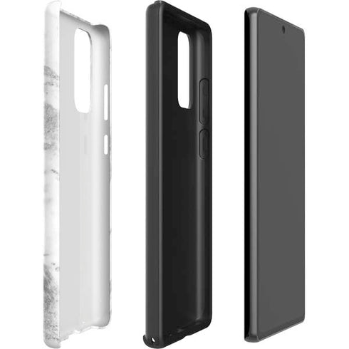 Silver Marble Galaxy Note20 5G Pro Case