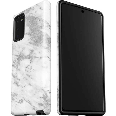 Silver Marble Galaxy Note20 5G Pro Case