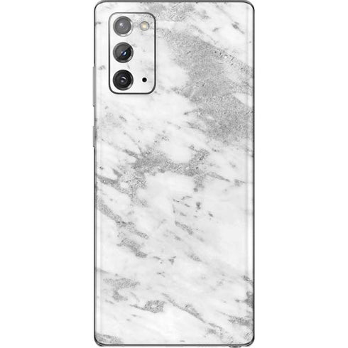 Silver Marble Galaxy Note20 5G Skin