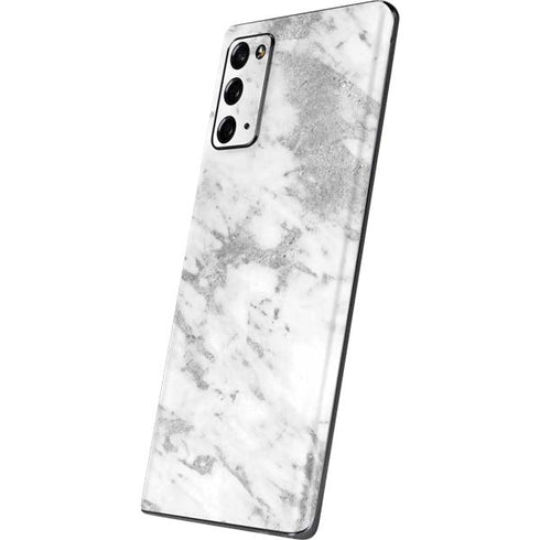 Silver Marble Galaxy Note20 5G Skin