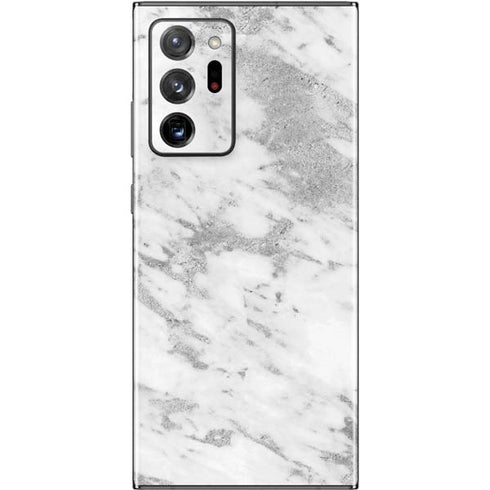 Silver Marble Galaxy Note20 Ultra 5G Skin