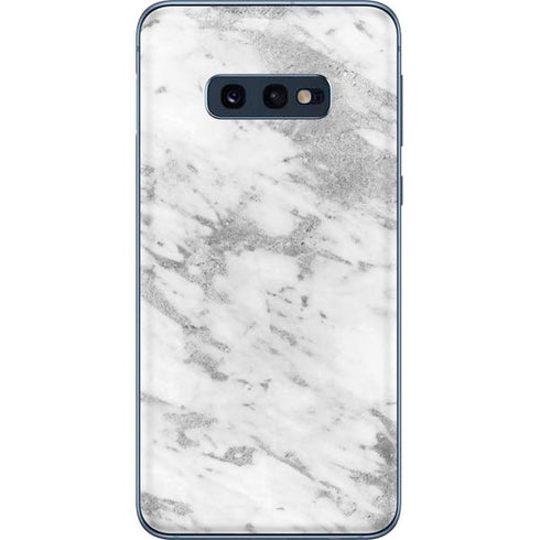 Silver Marble Galaxy S10e Skin