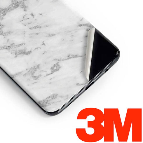 Silver Marble Galaxy S10e Skin