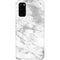 Silver Marble Galaxy S20 Lite Case