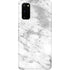 Silver Marble Galaxy S20 Lite Case