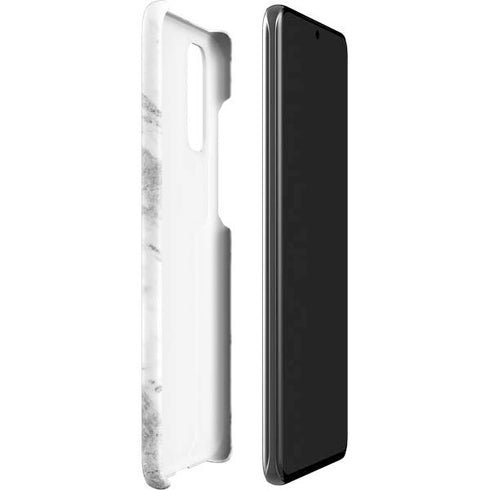 Silver Marble Galaxy S20 Lite Case