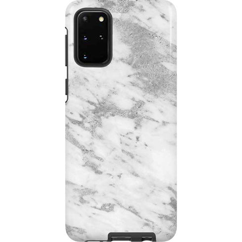 Silver Marble Galaxy S20 Plus Pro Case