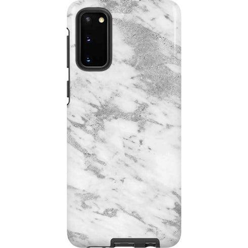 Silver Marble Galaxy S20 Pro Case