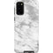 Silver Marble Galaxy S20 Pro Case