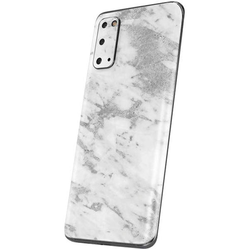 Silver Marble Galaxy S20 Skin