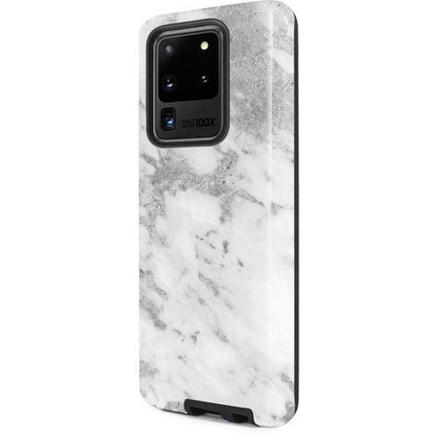 Silver Marble Galaxy S20 Ultra 5G Pro Case