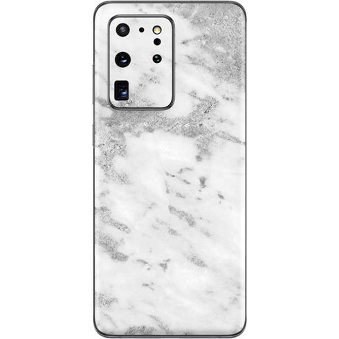 Silver Marble Galaxy S20 Ultra 5G Skin