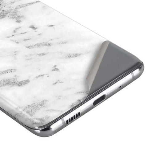 Silver Marble Galaxy S20 Ultra 5G Skin