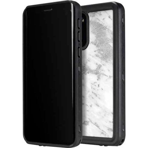 Silver Marble Galaxy S20 Waterproof Case