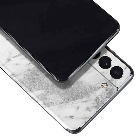 Silver Marble Galaxy S21 Plus 5G Skin