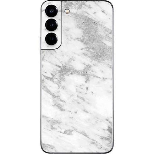 Silver Marble Galaxy S22 Plus Skin