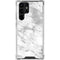 Silver Marble Galaxy S22 Ultra Clear Case