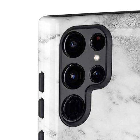 Silver Marble Galaxy S22 Ultra Pro Case