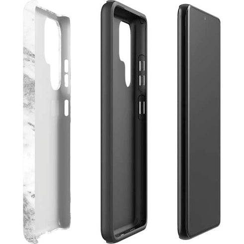 Silver Marble Galaxy S22 Ultra Pro Case