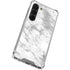 Silver Marble Galaxy S23 Clear Case