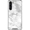 Silver Marble Galaxy S23 Plus Clear Case